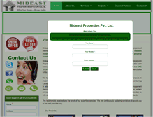 Tablet Screenshot of mideastproperties.com